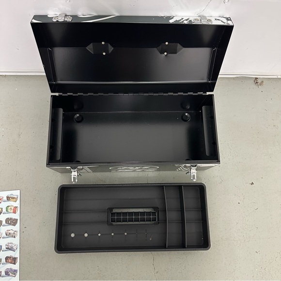 New York Jets NFL Team Toolbox w/ Removable Tool Tray - Picture 6 of 7